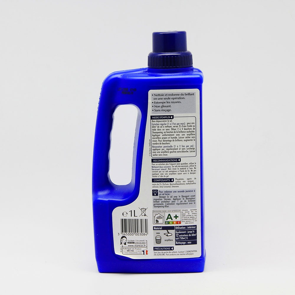 Produit d'entretien - shampooing autolustrant - 1L - par Starwax